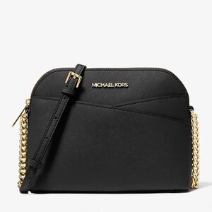 MICHAEL KORS 
Jet Set Travel Medium Dome Crossbody Bag XCROSS XBODY
Black 
NWT